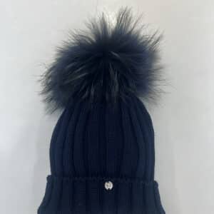 Cappellino lana nero